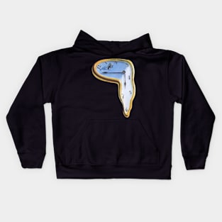 Melted Clock Kids Hoodie